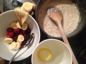 I try and start the day well!