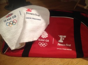 I even got a  free bag and towel. Happy days!