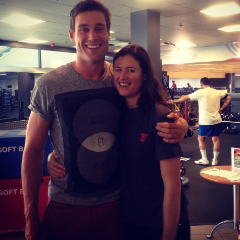 Yes, I am tall. But he is taller.