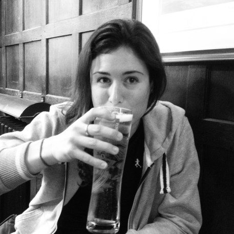 Celebratory drink with my parents!