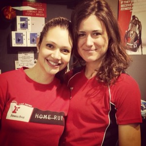 With Danila at Fitness First