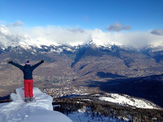 The mountains make me happy