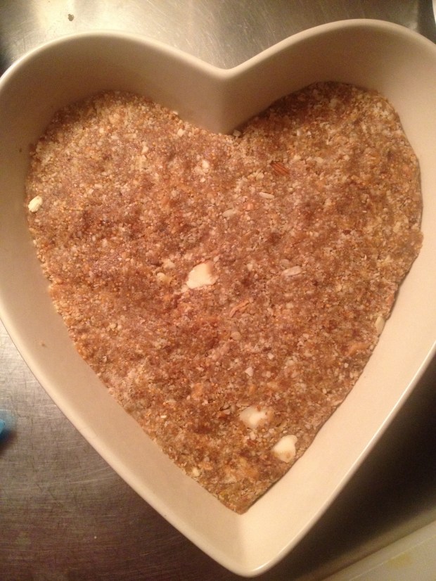 Clearly love. The only suitable dish - thank you to my Aunty Annie for it.