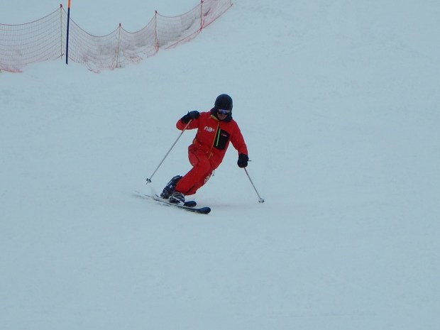 Chris Vaughan demonstrating his skills