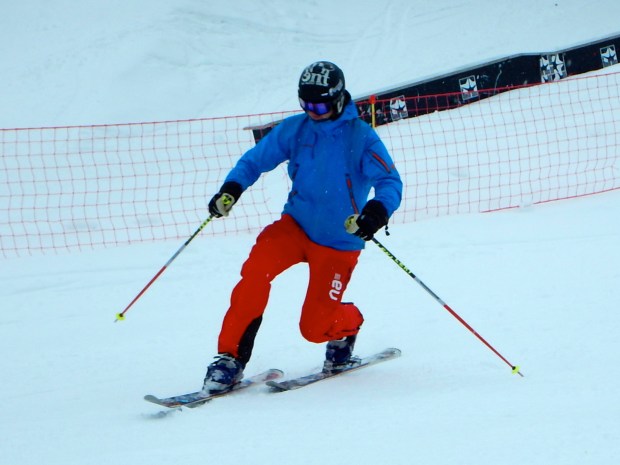 Cedric perfecting the lunge