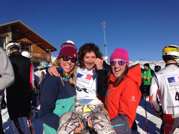 Rachel Kerr, Ali Gibb (passing her Eurotest overcoming ACL damaged/gone knees), Amy Wardman