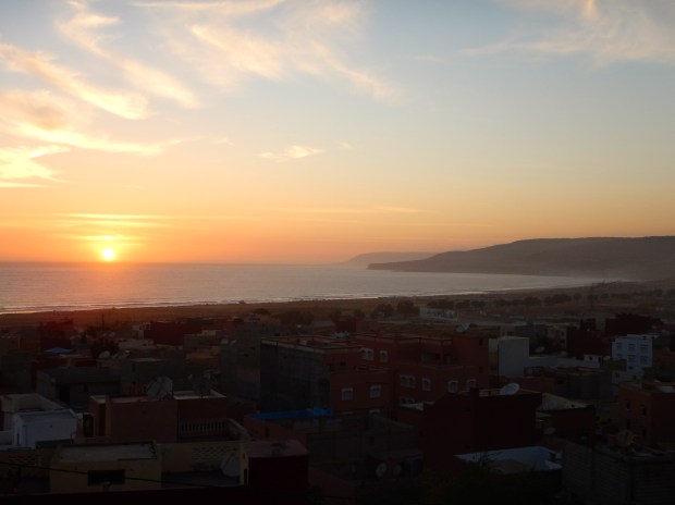 One of the many stunning sunsets