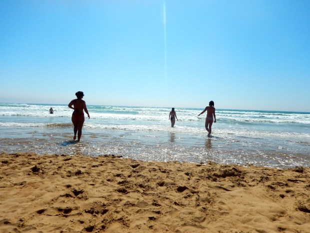 Post surf splash about