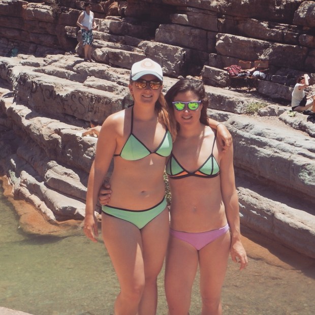 Enjoying some fresh water at Paradise Valley